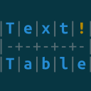 Text Tables